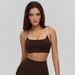 Cloud Touch Spaghetti Strap Yoga Sports Bra_ecoleips.com