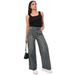 2025 Spring Bestseller: European And American Trendy Wide-Leg Pants, High-Waisted, Slimming, Loose-Fitting,_ecoleips.com
