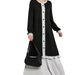 Women's Casual Long Round Neck Pullover Sweater Dress With Color Block Ruffle Hem_ecoleips.com