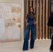 Women’s Clothing Spring And Summer New Women's Sleeveless Vest Fashionable Wide Leg Denim Suit_ecoleips.com