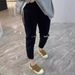 Stretchy Thin Ripped Jeans Women, Slimming Plus-size Girls, Cropped For Spring And Autumn, High-waisted Loose_ecoleips.com