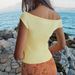 Y2K Cropped Tube Top | Solid Color Knit Vest Tee | Summer Staple For Streetwear & Clubbing Outfits_ecoleips.com