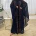 Verve Women's Chiffon Rhinestone Batwing Sleeve Muslim Robe 6369_ecoleips.com