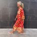 Women's Clothing Spring And Autumn New Women's Dress Printed Swing Temperament Floral Slim Long Skirt_ecoleips.com