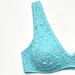 Turquoise 3D Embossed Texture V Neck Bikini Set Wide Shoulder Strap High Cut Cheeky Bottom Two Piece Swimsuit For Women Beach Swimwear_ecoleips.com