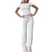 Women's Clothing Women's Casual Set Short Sleeve Top Long Pants Home Wear Sportswear Yoga Wear Europe & America_ecoleips.com
