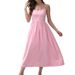 Cross-border 2026 Summer New Strapless Long Backless, Elegant French Style Dress, Stylish Flared Dress_ecoleips.com