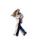 New High Street Design Splicing Sports Suit Hooded Cardigan Drawstring Ripped Button Trousers Two-piece Set Women_ecoleips.com