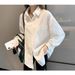 Women's White Shirt, New Spring/autumn/summer Style, High End JK Uniform Collared Versatile Top, Professional Long Sleeved Shirt._ecoleips.com