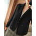 "Premium Wool Blazer For Women – Trendy Cropped Jacket With Long Sleeves, Autumn/Winter Tweed Coat In Modern Elegance"_ecoleips.com