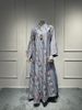 Women's Clothing Women's Abaya Glamorous Evening Gown With Sequin Embroidery Dubai Style Middle East Fashion Middle East Dubai Robe Modest Abaya Dress_ecoleips.com
