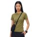Technology Outdoor Casual Running Skinny Quick Drying Fitness Crew Neck Short Sleeve T-Shirt Top Hiking Women_ecoleips.com