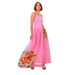 Foreign Trade Cross-Border 2025 Summer New Women's Fashionable Elegant Spaghetti Strap Printed Backless Dress_ecoleips.com