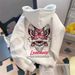 Men's American Style Printed Hooded Sweatshirt Pullover Fleece Lined Thickened Outerwear Casual Loose Versatile Hoodie for Autumn Winter_ecoleips.com