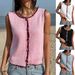 Y2K Contrast Trim Knit Tank Top | Sleeveless Cropped Summer Casual Wear For Women, Street Style_ecoleips.com