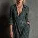 2026 Women's Fashion: Elegant Long-Sleeved Plaid Shirt Dress With Fashionable Plaid Collar_ecoleips.com