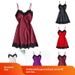 Aria Basics Aria Basics European American Style Women's Home Wear Pajamas, Seductive And Sexy Lace Camisole Nightdress, Multi-color, Standard_ecoleips.com