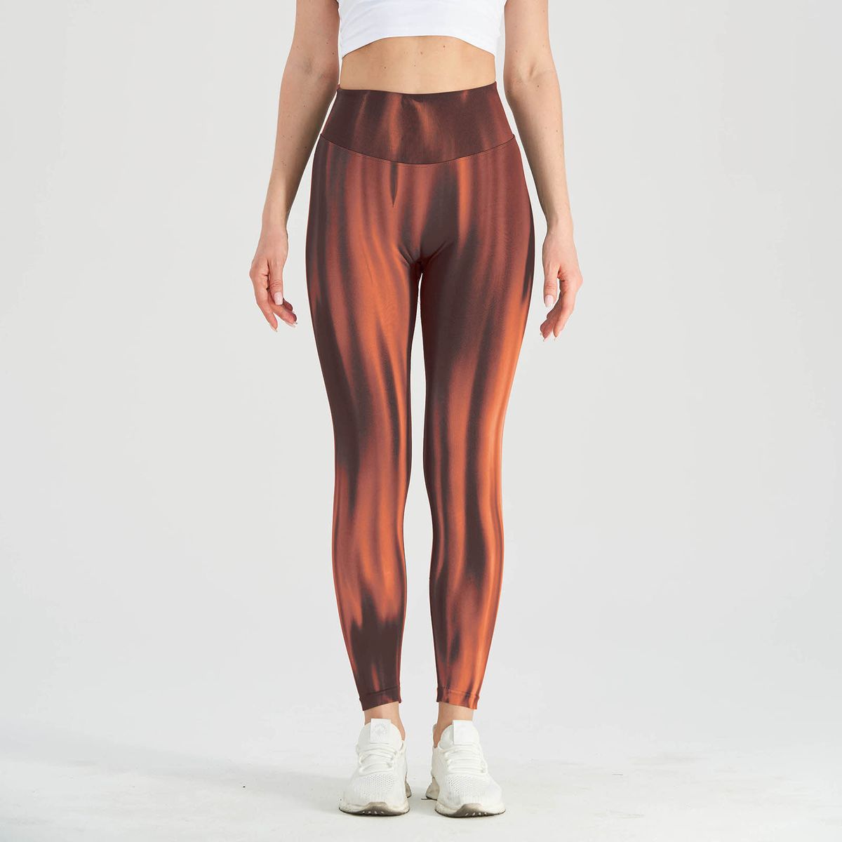 New Cross-border Aurora Sports Seamless High-waisted Fitness Pants, Slim-fit Popular Peach Butt Yoga Pants_ecoleips.com