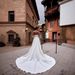 Elegant Satin Strapless Wedding Dress With Slit & Train – Lightweight French-Inspired Bridal Gown For Photoshoots & Reception_ecoleips.com