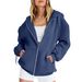 Women's Oversized Zip-Up Hoodie With 3D Print – Trendy Streetwear Pullover, Soft Polyester-Spandex Blend, Relaxed Fit (S-5XL, 40+ Colors)_ecoleips.com