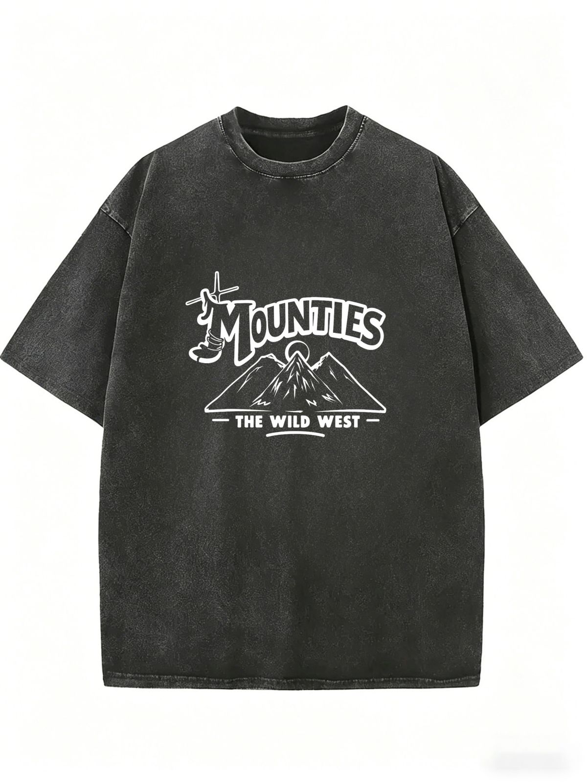 Oversized Vintage Washed Top For Women, Short Sleeve Casual T-Shirt For Effortless Daily Looks_ecoleips.com