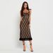 Cross-border High-end Sheer Lace Patchwork Camisole For Women, 2025 New Sexy Mid-length Dress_ecoleips.com