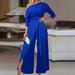 K New One Shoulder Formal Elegant Party Jumpsuit_ecoleips.com