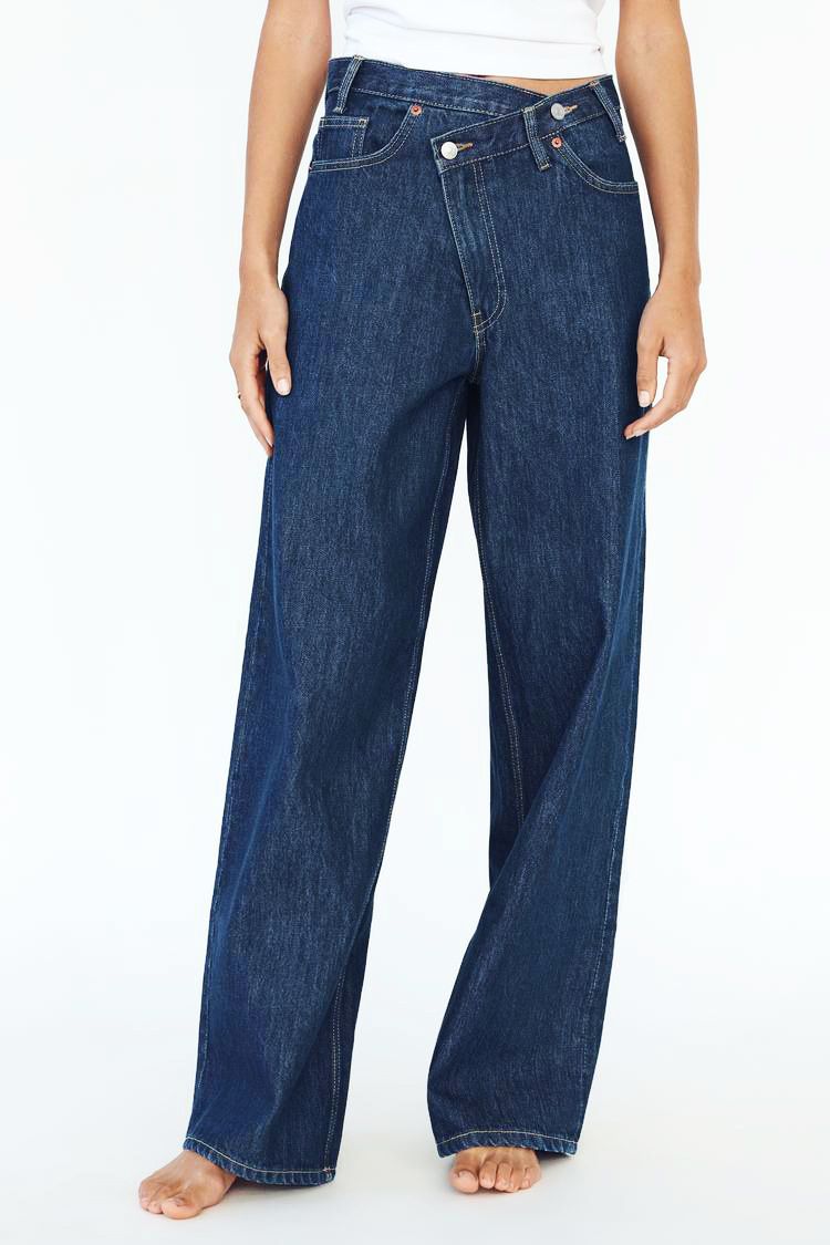 European And American Jeans For Women Casual Straight Pants Cross Border Wholesale_ecoleips.com