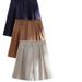 Women's High-Waisted Slimming Tencel Linen Suit Shorts Loose Fit Casual A-Line Wide Leg Summer Bottoms_ecoleips.com