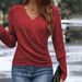 In-stock European And American Cross-border Independent Site Best-selling V-neck Long-sleeve Cross-over_ecoleips.com