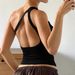 Women's Off-Shoulder Backless Slim Fit Tank Top Solid Color European American Style Spring/Summer Fashion Streetwear Short Top_ecoleips.com