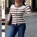 DiYun European And American Elegant Striped Long-Sleeve Vest Women's Clothing 2025 Autumn/Winter_ecoleips.com