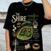 The Shire LOTR Comfort Colors Shirt Fantasy Book Lover Tee Funny Second Breakfast T-Shirt Hobbit Fan Gift Fashion Tops Clothing_ecoleips.com