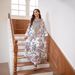 Muslim Women's Robe Printed Fashionable And Elegant Dress_ecoleips.com