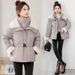 Winter Women's Short Puffer Jacket – Slim-Fit Waist-Defining Coat With Thickened Insulation, Casual & Chic Outerwear For Petite To Plus Size_ecoleips.com