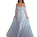 Women’s Clothing spring and summer new elegant sexy high waist rhinestone Pearl chiffon banquet evening dress_ecoleips.com
