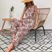 Summer Elegant Printed Women's Suit Sleeveless Top And Wide Leg Pants European And American Style Export_ecoleips.com