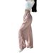 Summer New Style Women's Personalized Drawstring Casual Elastic Waist Multi Color Long Pants_ecoleips.com