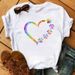 European American Cross-border Foreign Trade Wholesale Clothing Peace And Love Animal Paw Print Round Neck Plus Size_ecoleips.com