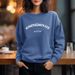 New 2023 Women's Fleece Lined Thickened Sweatshirt Casual round Neck Niche Design Spring Autumn Style Loose Top Trendy for Autumn And Winter_ecoleips.com