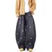 New Cross-border Floral Embroidery Straight-leg Jeans For Women, High-waisted, Loose-fitting, Slimming, Wide-leg,_ecoleips.com