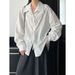Luxi Korean Style Fresh And Elegant Design Lace-Up Shirt For Women Early Autumn New Niche Loose Top 3715_ecoleips.com