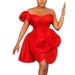 Strapless Bodycon Dress With 3D Floral Appliqués – Asymmetric Ruched Cocktail Dress For Parties & Weddings (S-XXL, Stretchy Polyester-Spandex Blend)_ecoleips.com