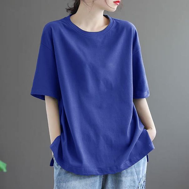 A Dopamine-Inspired Summer Outfit Featuring A Loose-Fitting Women's Short-Sleeved T-Shirt From An International Brand, I_ecoleips.com