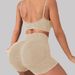 Women's Clothing Hip Shorts Fitness Clothes Sports 2 Piece Suit Frosted Washed Seamless Yoga Set_ecoleips.com