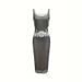 Women's Sleeveless Digital Print A-Line Tank Dress, Floral Pattern Stretch Jersey Mid-Length Bodycon Dress For Casual Outings_ecoleips.com