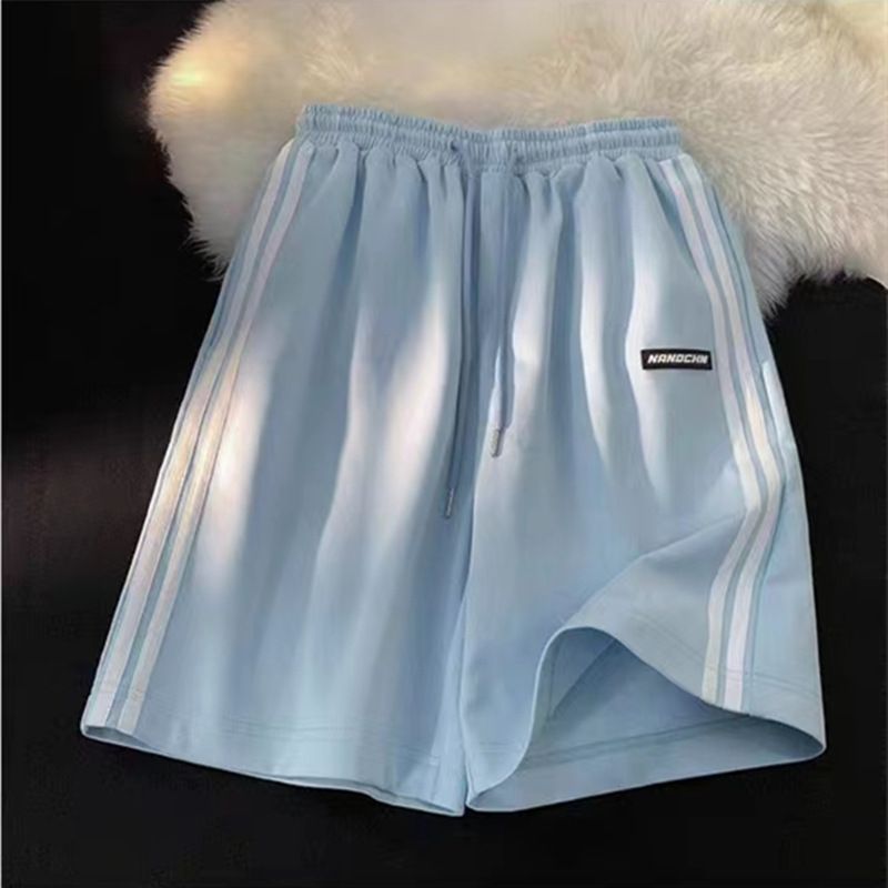 Women’s Clothing Five Point Sports Shorts Women's Summer Thin Loose Large Size High Waist Outer Wear Casual Straight Pants Mid Length Pants_ecoleips.com