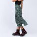 Women's High-Waisted Midi Skirt Leopard Print Chiffon Floral Print Slit Design Spring/Summer 2021 European American Style Sexy Zipper_ecoleips.com
