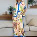 2026 Spring European And American Cross-Border Women's Printed Elastic Waist Pocket Wide-Leg Pants Two-Piece Casual_ecoleips.com