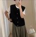 K Korean Style Round Neck Solid Color Cardigan For Women; New Single-breasted Loose Overcoat Sweater For Women_ecoleips.com